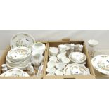 A large quantity of Aynsley Cottage Garden dinner and tea wares, to include dinner plates, dessert p