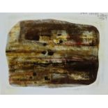 Willem Van Hecke (Belgian 1893-1976): Abstract, oil on paper laid on board signed and dated 1967, 29