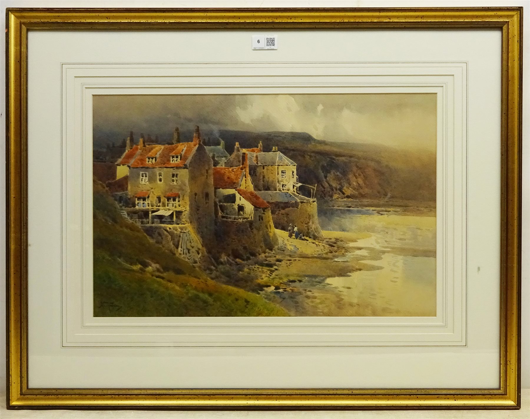 Arthur Tucker R.B.A. (British 1864-1929): Robin Hoods Bay, watercolour signed 34cm x 52cm - Image 3 of 4