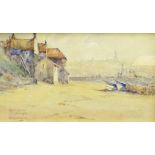 W Guymer (British exh.1921): 'East Cliff Whitby', watercolour signed and titled 13cm x 23cm Notes: