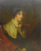 Attrib. Sir William Beechy (British 1753-1839): Elizabeth Halkett - Wife of Admiral Sir Peter Halket