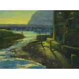 Chris Slater (British Contemporary): 'Early Morning Staithes', oil on board signed and dated '04, ti