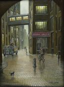 Steven Scholes (Northern British 1952-): 'The Clink Wharf Ltd. Clink Street Southwark London 1958',