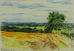 Edwin Maxwell Fry CBE RA (British 1899-1987): 'Blakerland 3', pen ink and pastel titled and dated 12