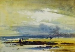 Robert Leslie Howey (British 1900-1981): 'Teesmouth', watercolour heightened in white signed, titled