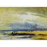 Robert Leslie Howey (British 1900-1981): 'Teesmouth', watercolour heightened in white signed, titled