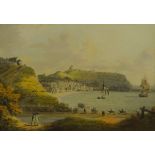 Francis Nicholson (British 1753-1844): South Bay Scarborough, pen grey ink and watercolour unsigned