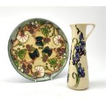 A Moorcroft limited edition year plate, 1998, decorated in the Summers End pattern by Nicola Slaney,