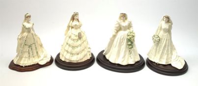 A group of four limited edition Coalport figurines, comprising Diana Princess of Wales, 5114/12500,