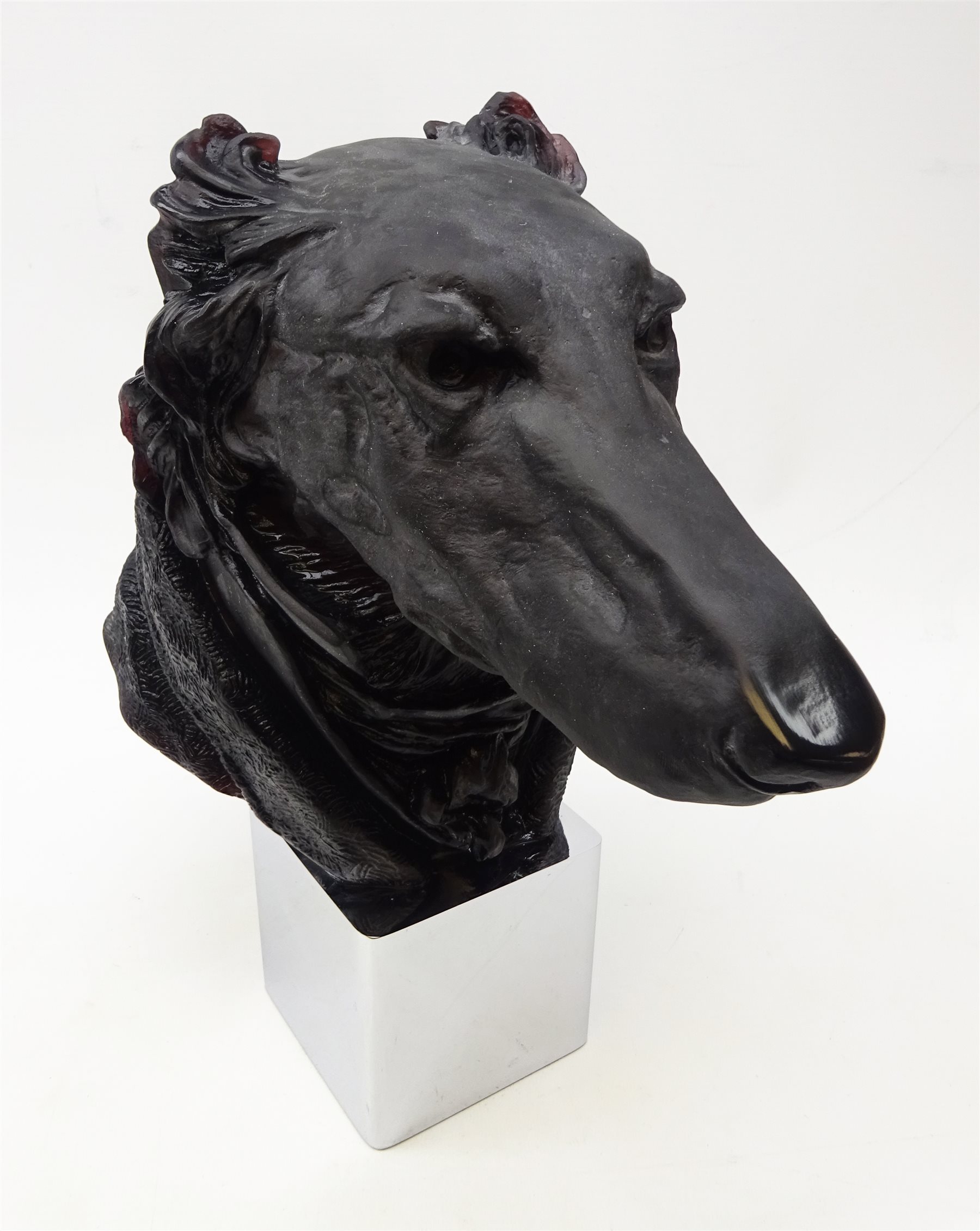 A Daum crystal Dandys Andrew Greyhound, designed by Jean-Francois Leroy, limited edition no 21/500, - Image 5 of 6