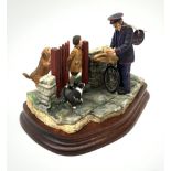 A limited edition Border Fine Arts figure group, Birthday Surprise, model no B0837 by Craig Harding,