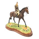 A limited edition Border Fine Arts figure group, Morning Exercise at Balmoral, model no B0814 by Cra