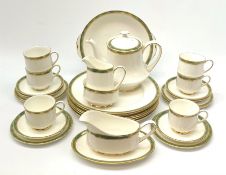 Paragon Elgin pattern dinner and teawares, comprising teapot, six teacups and six saucers, milk jug,