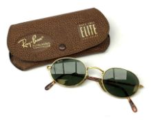 A pair of Vintage Ray Ban 'Bausch and Lomb' sunglasses, with case.