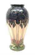A Moorcroft vase, of baluster form, decorated in the Cluny pattern designed by Sally Tuffin, with im