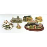 Four boxed Lilliput Lane models, comprising The Royal Train at Sandringham, L2517, no 1262, with acc