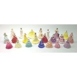 A group of Coalport figurines, to include Follow the Bride, Lady Hannah, Crystal etc., one example w