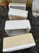 Four Belfast sinks, approx 62cm x 47cm