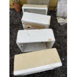 Four Belfast sinks, approx 62cm x 47cm