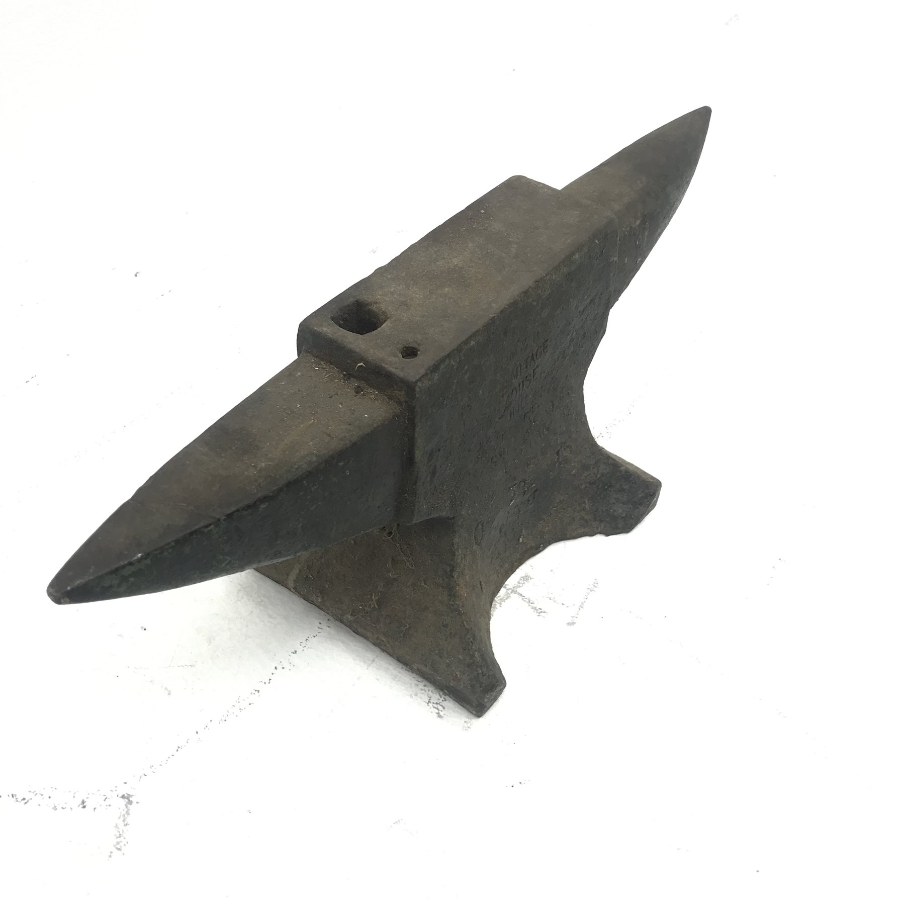 Small cast iron Blacksmith's anvil, L53cm - Image 4 of 6