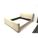 Kingsize 5� leather bedstead, W170cm, H92cm, L245cm