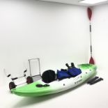 Perception Scooter kayak with paddle and various accessories