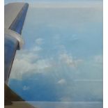Christopher John Assheton-Stones (British 1947-1999): View from an Aeroplane Window, pastel unsigned