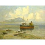 Sam Chadwick (British 1902-1992): 'Holy Island Arran', oil on board signed, titled verso 44cm x 58cm