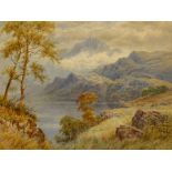 John Wilson Hepple (British 1886-1939): Lakeland Landscape, watercolour signed and dated 1925, 31cm