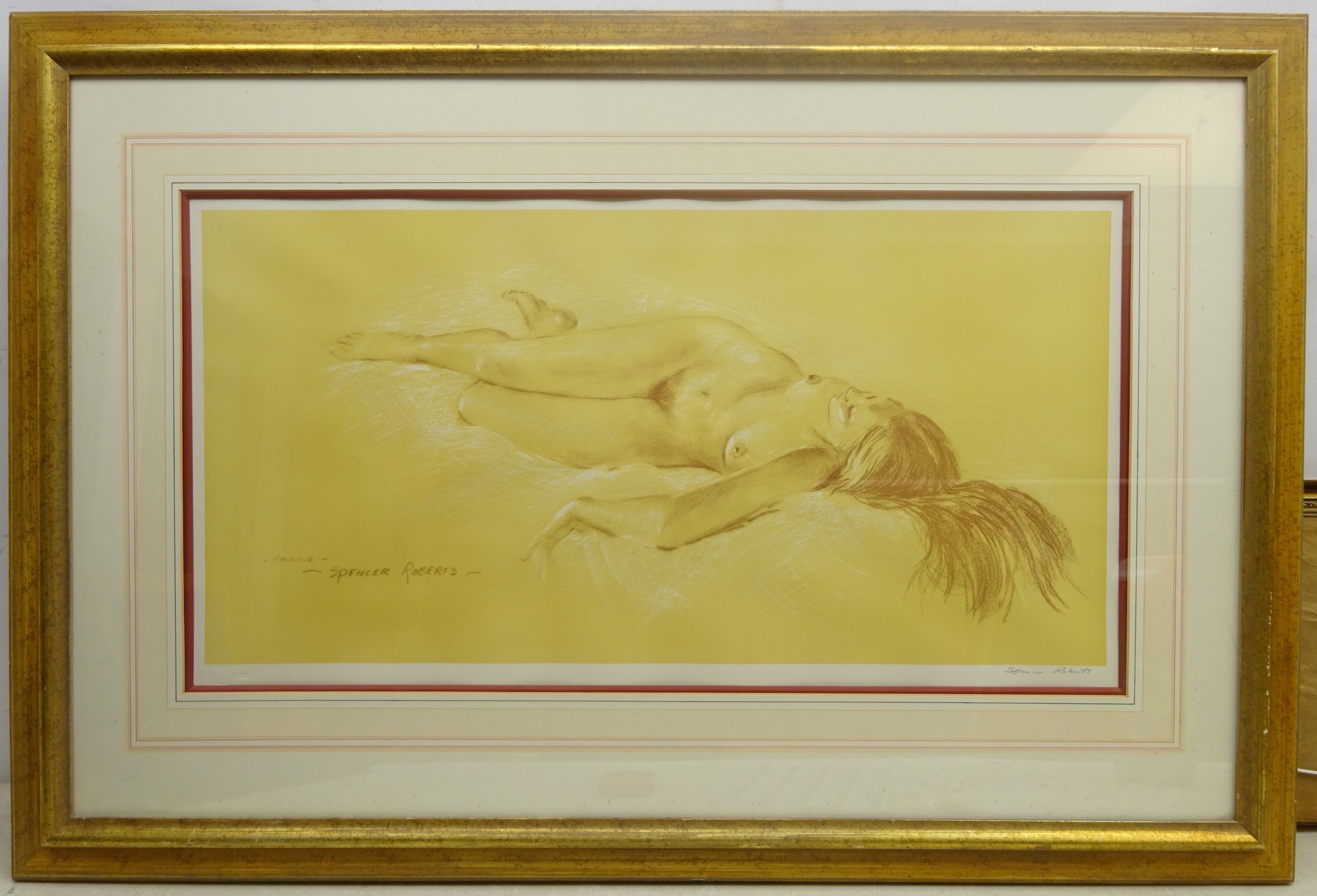 Arthur Spencer Roberts (British 1920-1997): 'Pauline', limited edition print signed in pencil with F - Image 2 of 2