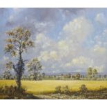 John H Capstick (British 20th century): 'Ryedale Scene', acrylic on board signed, titled and dated 1