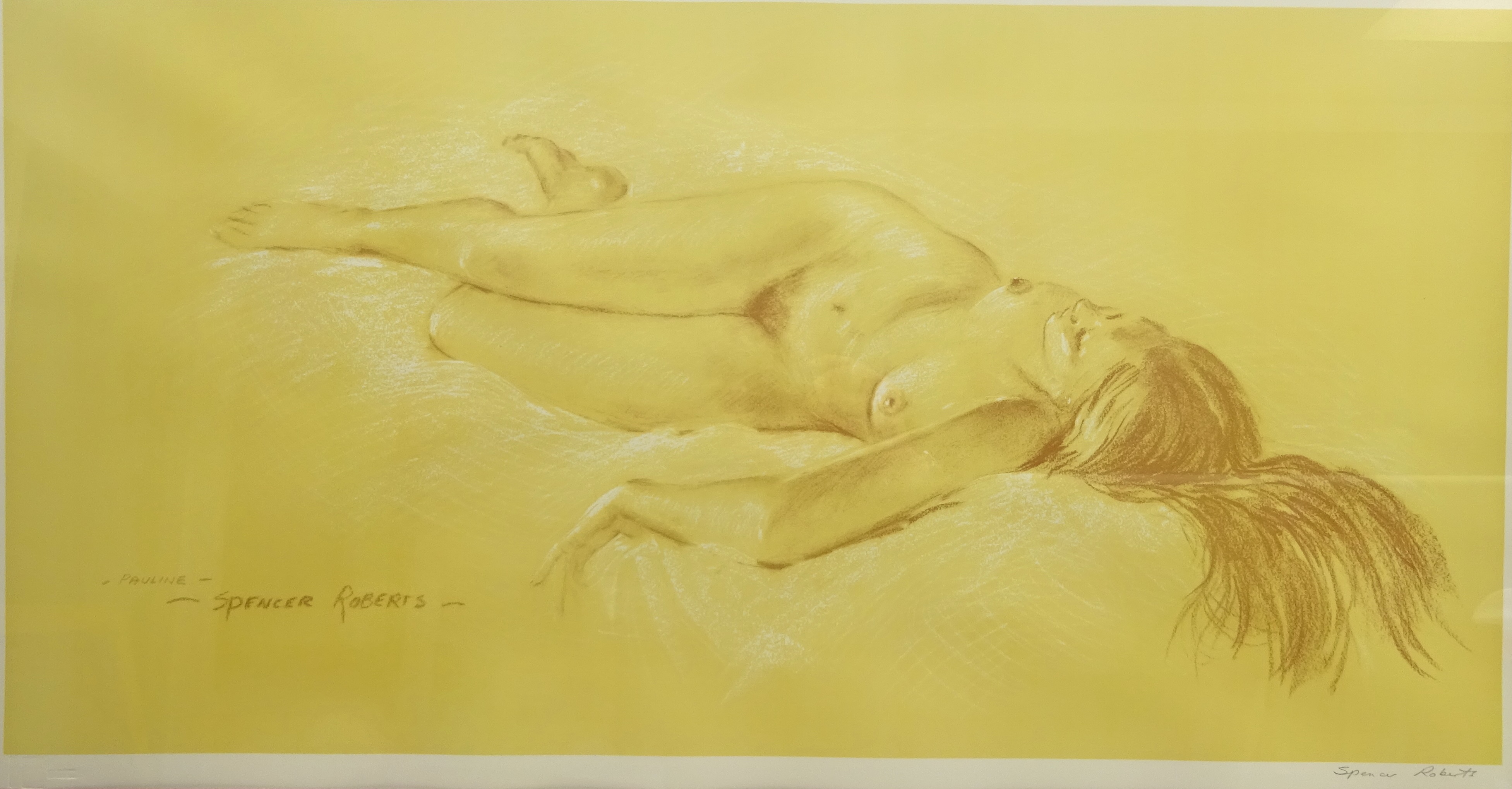 Arthur Spencer Roberts (British 1920-1997): 'Pauline', limited edition print signed in pencil with F