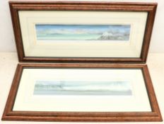 Gillian McDonald (British Contemporary): 'Western Isles I & II', pair limited edition prints signed,