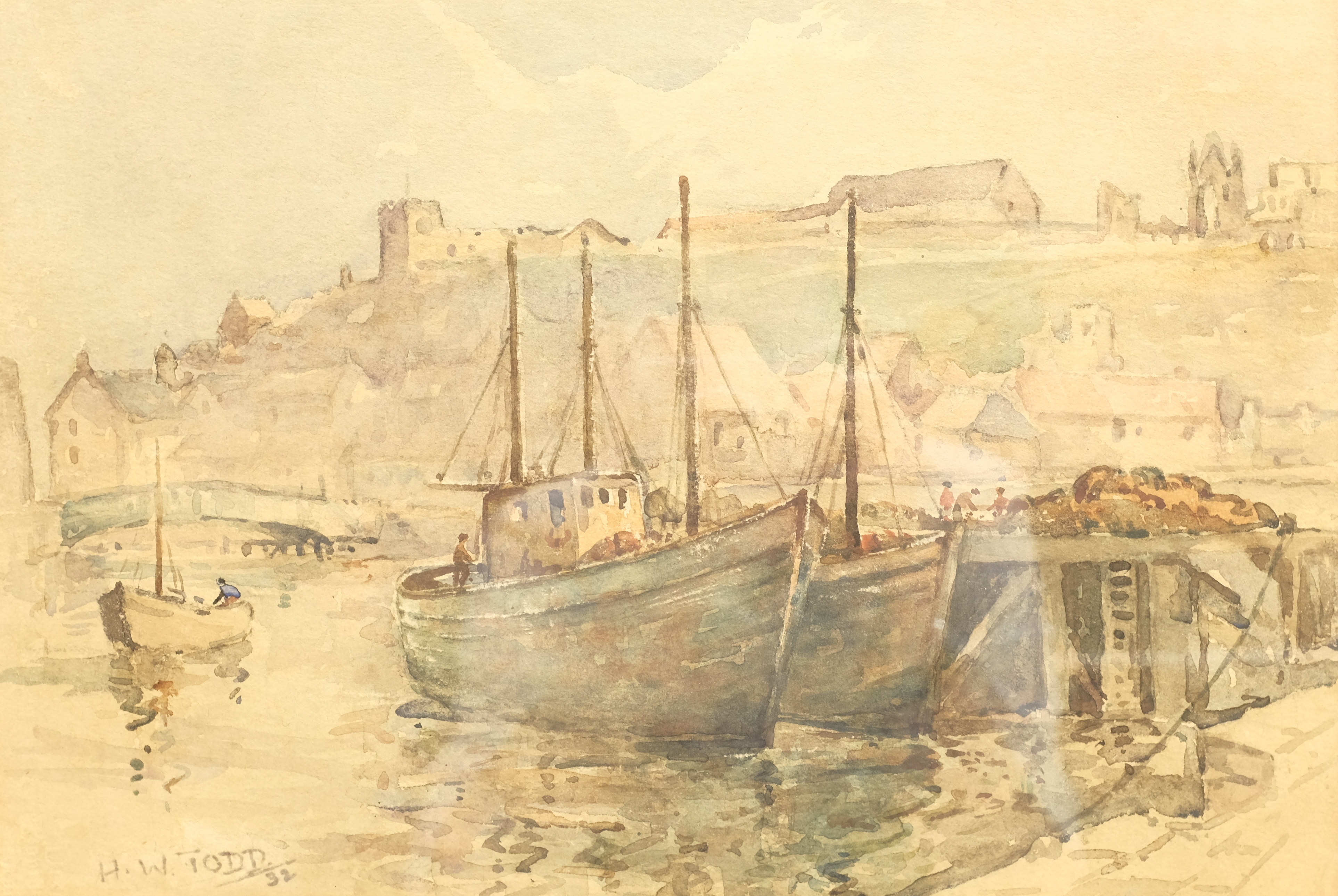 Herbert William Todd (British 1889-1974): Whitby, watercolour signed and dated '32, 25cm x 37cm