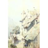 Alexander Wallace Rimington (British 1854-1918): 'Auvergne', watercolour signed, titled verso 40cm x