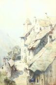 Alexander Wallace Rimington (British 1854-1918): 'Auvergne', watercolour signed, titled verso 40cm x