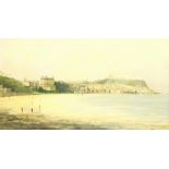 Robert Sheader (British 20th century): The South Bay Scarborough, oil on board signed 50cm x 90cm