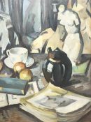 After Samuel John Peploe (Scottish 1871-1935): Still Life with Teapot, oil on canvas unsigned 59cm x