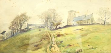 Frederick Dove Ogilvie (British 1850-1921): The Parish Church, watercolour signed and dated 1904, 17