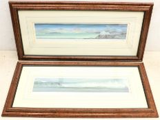 Gillian McDonald (British Contemporary): 'Western Isles I & II', pair limited edition prints signed,
