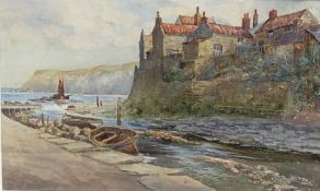 John Wynne Williams (British fl.1900-1920): Staithes Beck, watercolour signed 17cm x 27cm