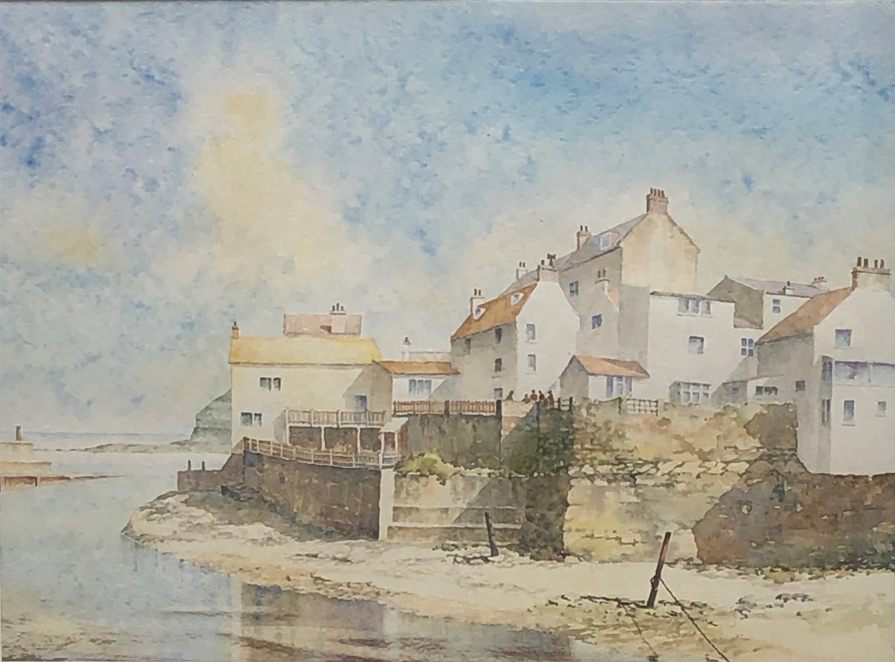 Christopher F Stocks (British 20th/21st century): Staithes Beck, watercolour, inscribed and dated 20