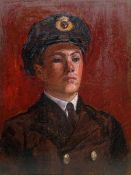 English School (20th century): Portrait of an Officer, oil on board unsigned 60cm x 45cm