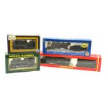 HO scale/'00' gauge - four locomotives comprising Bachmann Baltimore & Ohio USRA 0-6-0 with smoke fa