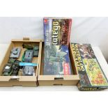 Airfix Waterloo Wargame; Jumbo 200 Years Stratego board Game; Osprey Games Escape From Colditz board