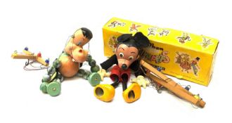 Pelham Puppets - Baby Dragon, in yellow box, and unboxed Mickey Mouse (2)