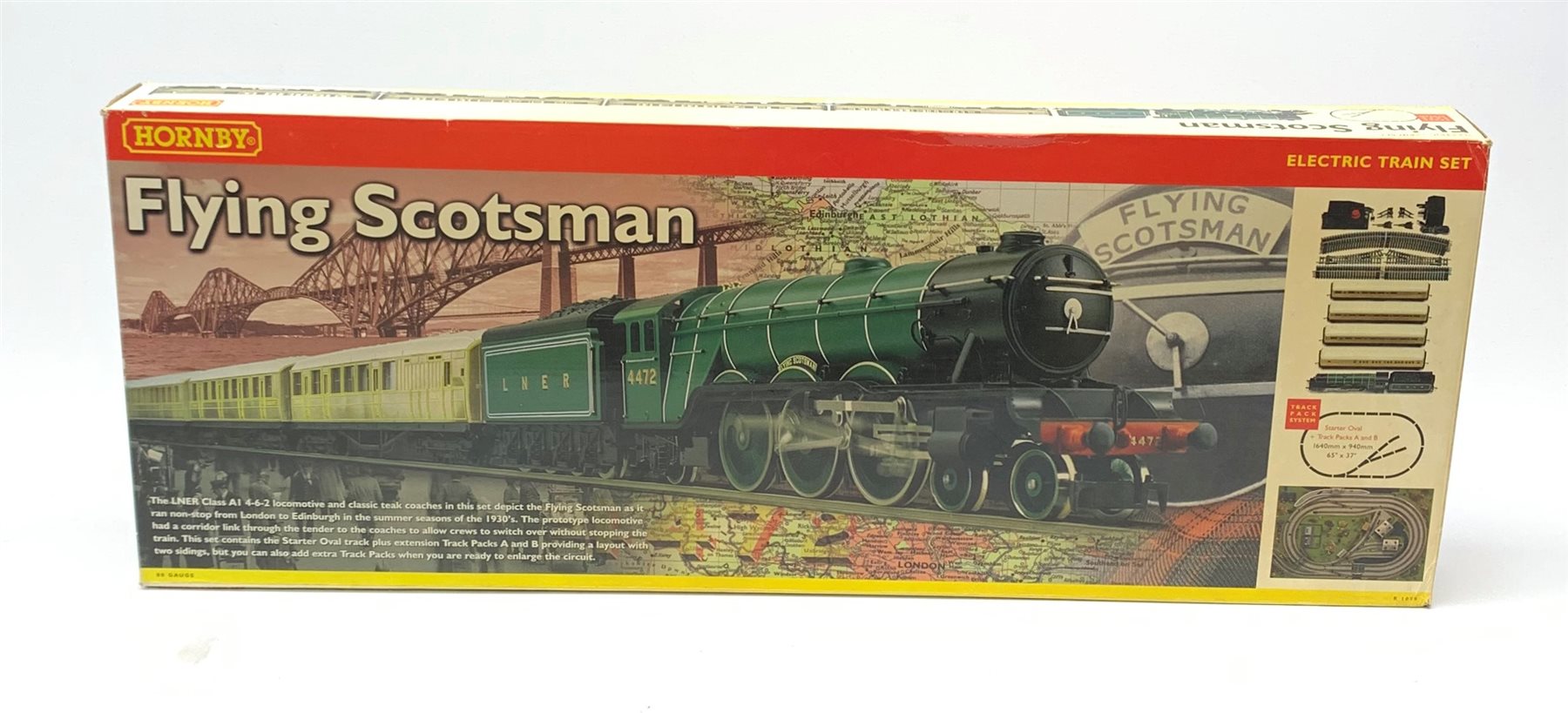 Hornby '00' gauge - Flying Scotsman electric train set with Class A3 4-6-2 locomotive 'Flying Scotsm