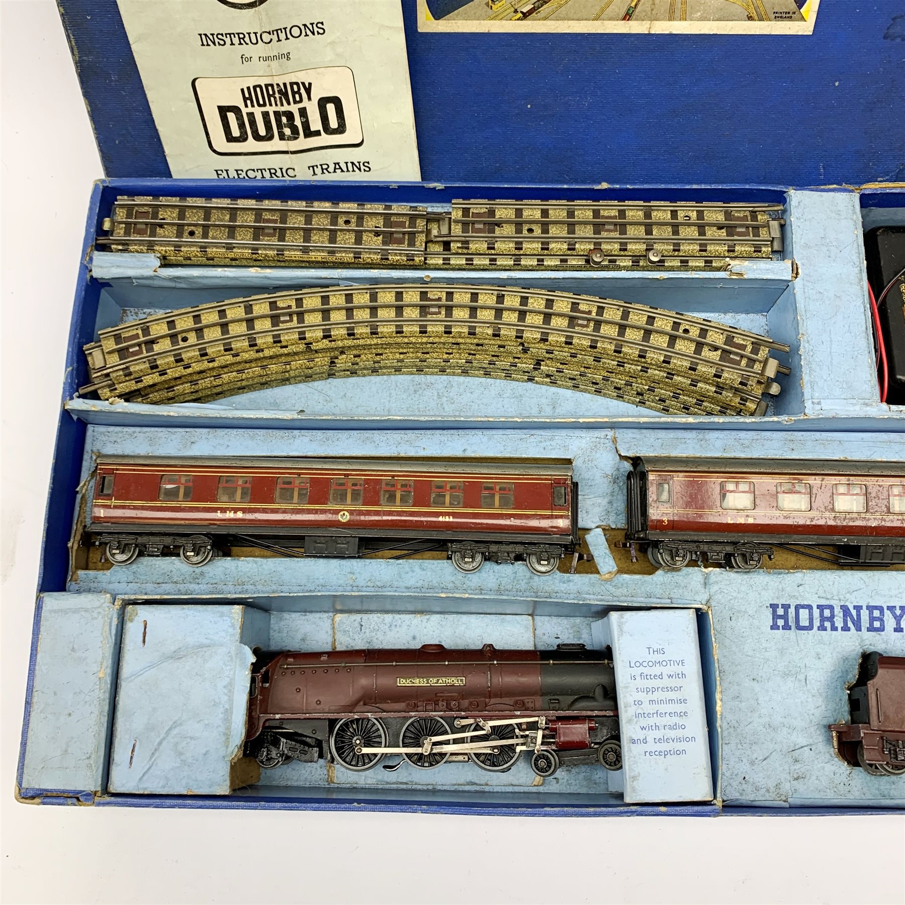 Hornby Dublo - EDP2 electric three-rail Passenger Train Set with Duchess Class 4-6-2 locomotive 'Duc - Image 2 of 5