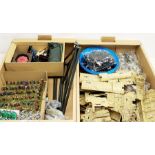 Power Team Elite World Peacekeeper's Expeditionary Unit with box, and sectional plastic fort (both c