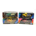 Four Solido Prestige/Custom die-cast models of Ford Pick-Up/Publicitaire trucks with various liverie